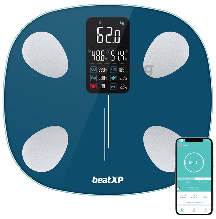 beatXP Smartplus Prime Weight Machine with BMI & Body Fat Analyzer