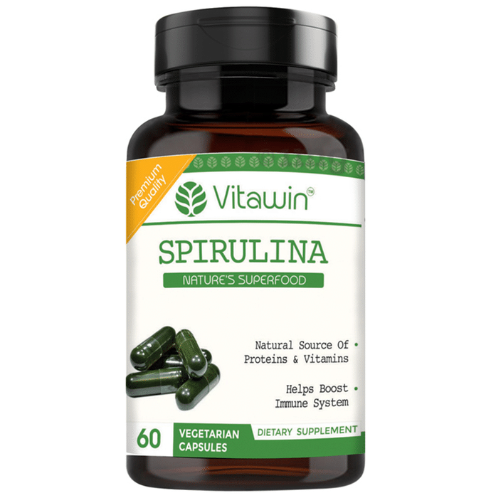 Vitawin Spirulina 500mg Vegetarian Capsule
