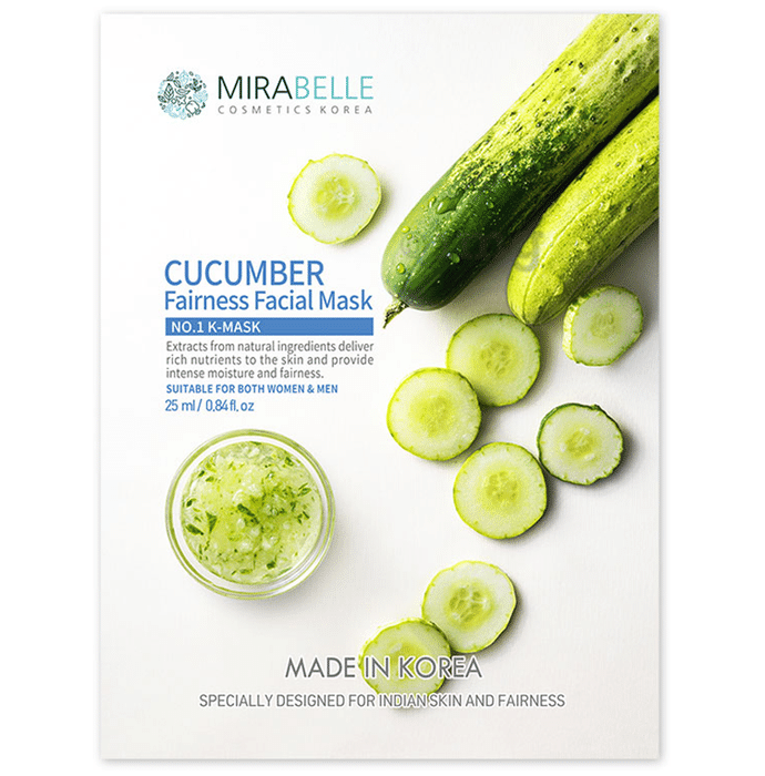 Mirabelle Cosmetics Korea Cucumber Fairness Facial Mask