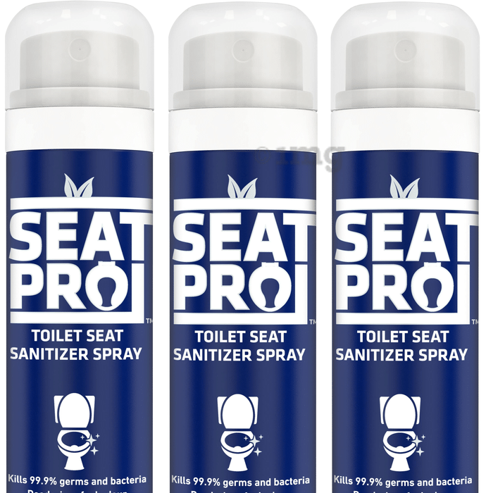 Seat Pro Toilet Seat Sanitizer Spray (75ml Each) Pristine