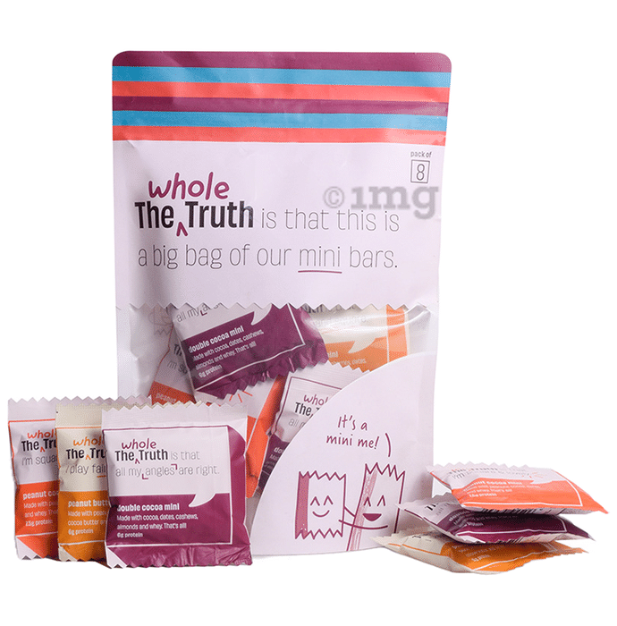 The Whole Truth Mini Protein Bar (27gm Each) | Flavour The Peanut Party