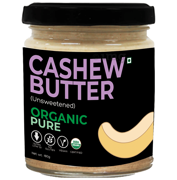 Honestly Organic Cashew Butter Unsweetened Buy jar of 180.0 gm Paste