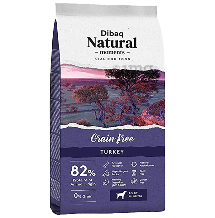 Dibaq Natural Moments Grain Free Turkey for All Breeds Adult Dogs