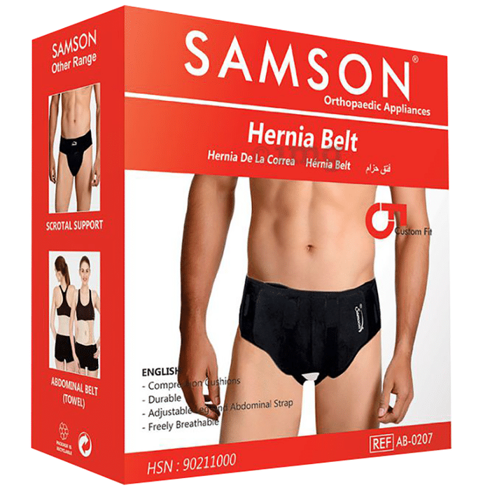 Samson AB0207 Hernia Belt Special Black