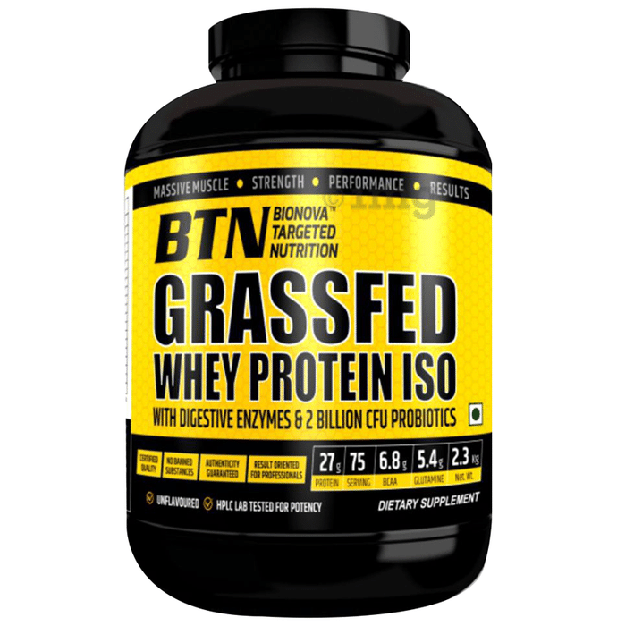 BTN Grassfed Whey Protein ISO Powder