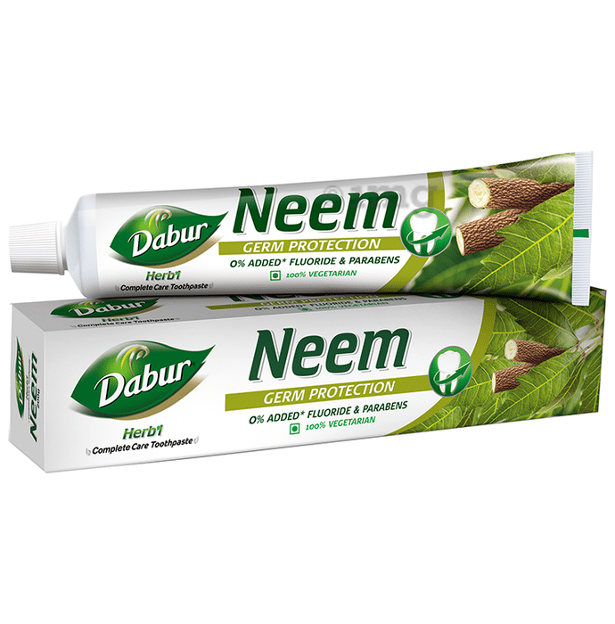 Dabur Neem Germ Protection Herb'l Toothpaste (200gm Each)