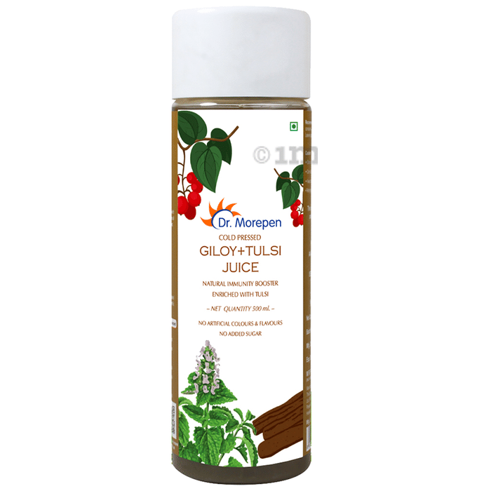 Dr. Morepen Cold Pressed Giloy+Tulsi Juice