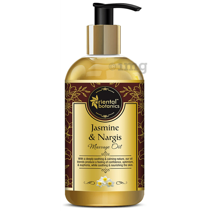 Oriental Botanics Body Massage Oil with Jasmine & Nargis