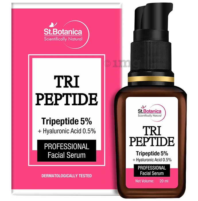 St.Botanica Tri Peptide 5% + Hyaluronic Acid 0.5% Professional Facial Serum