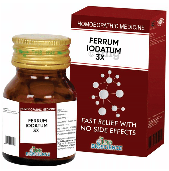 LDD Bioscience Ferrum Iodatum 3X