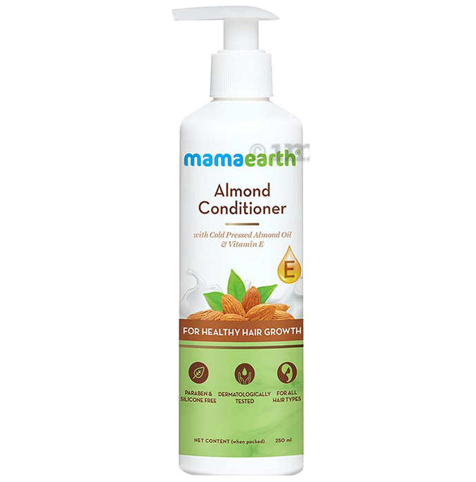 Mamaearth Almond Conditioner | For All Hair Types | Paraben & Silicone-Free