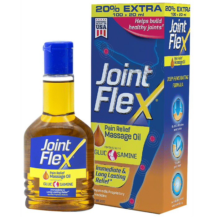 JointFlex Pain Relief Massage Oil (120ml Each)