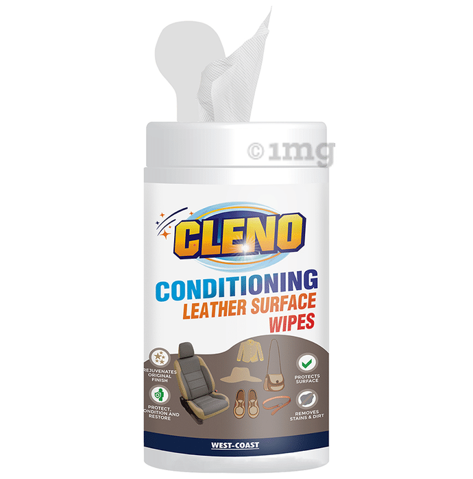 Cleno Conditioning Leather Surface Wipes (50 Each)