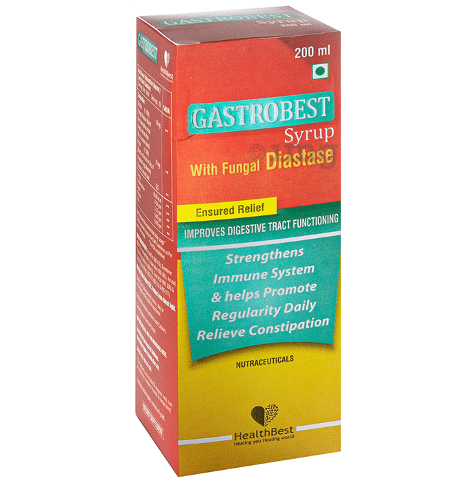 HealthBest Gastrobest Syrup with Fungal Diastase