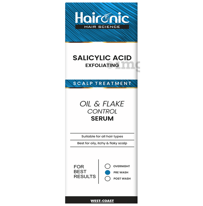 Haironic  Salicylic Acid Exfoliating Scalp Treatment Oil & Flake Control Serum