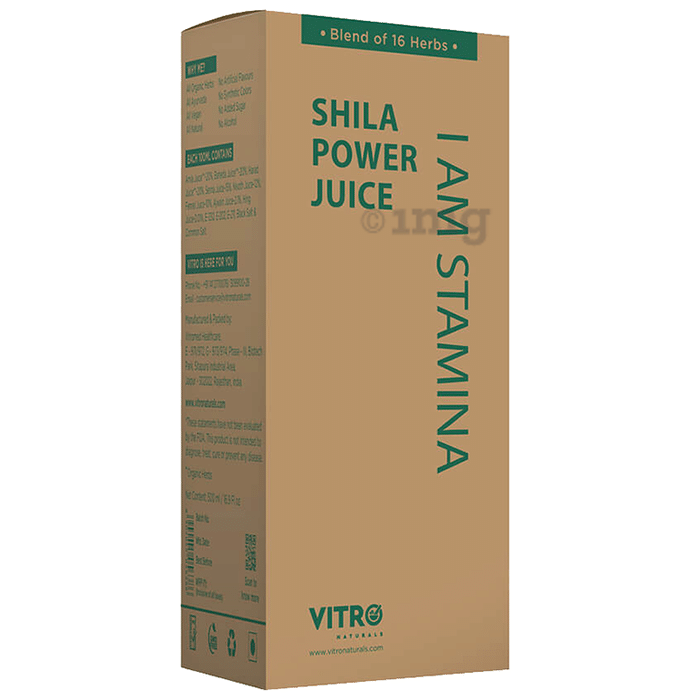 Vitro Naturals I Am Stamina Shila Power Juice for Energy Booster