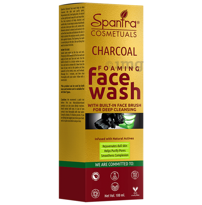 Spantra Charcoal Foaming Face Wash