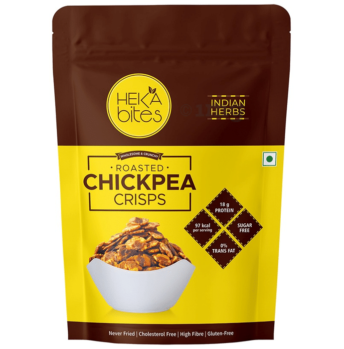 Heka Bites Roasted Chickpea Crisps (60gm Each)