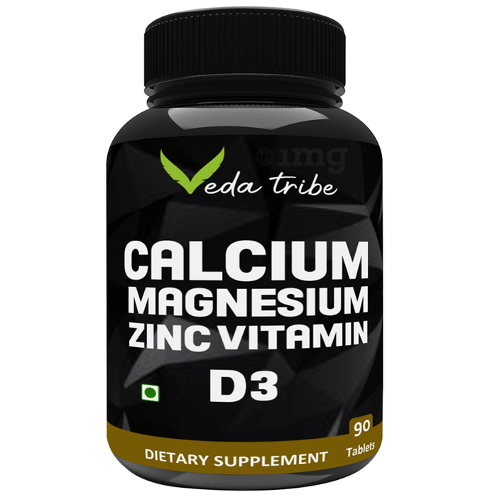 Veda Tribe Calcium Magnesium Zinc Vitamin D3 Tablet