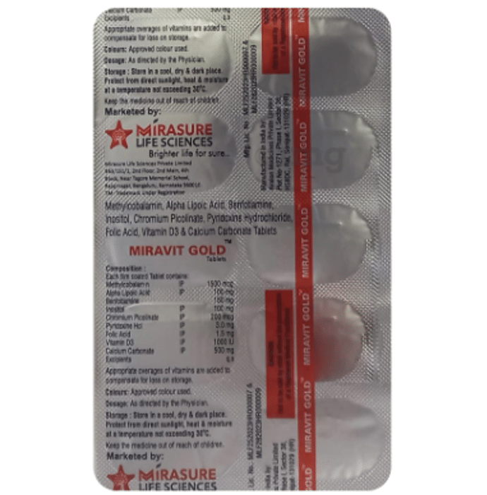 Miravit Gold Tablet
