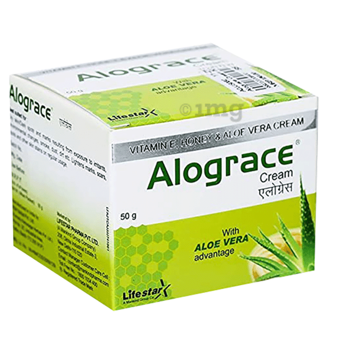 Alograce Moisturising Cream with Aloe Vera | For Dry to Normal Skin, Sensitive Skin