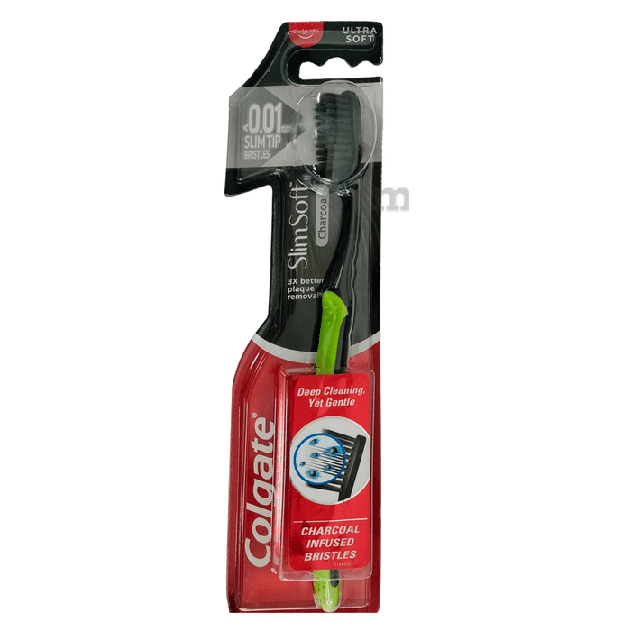 Colgate Slim Soft Charcoal Toothbrush