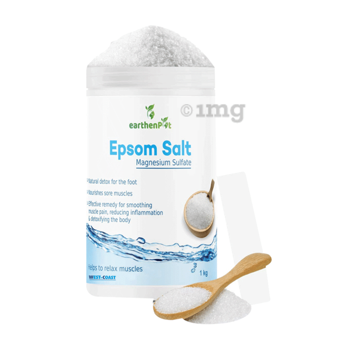 West-Coast EarthenPot Epsom Magnesium Sulphate Salt (1Kg Each)