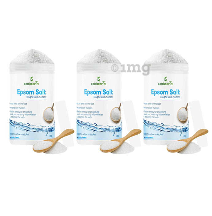 West-Coast EarthenPot Epsom Magnesium Sulphate Salt (1Kg Each)