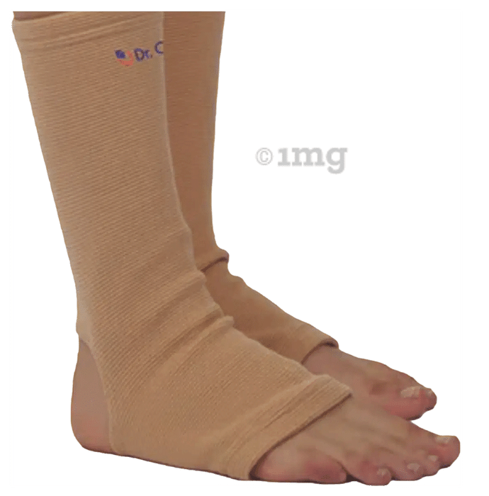Dr. Odin AF 04 Anklet with Closed Heel Large Beige