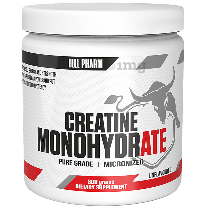 Bull Pharm Micronized Creatine Monohydrate for Muscle Growth Powder Unflavored