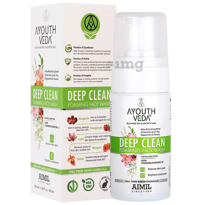 Ayouth Veda Deep Clean Foaming Face Wash