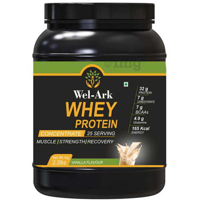 Wel-Ark Whey Protein Concentrate Powder Vanilla