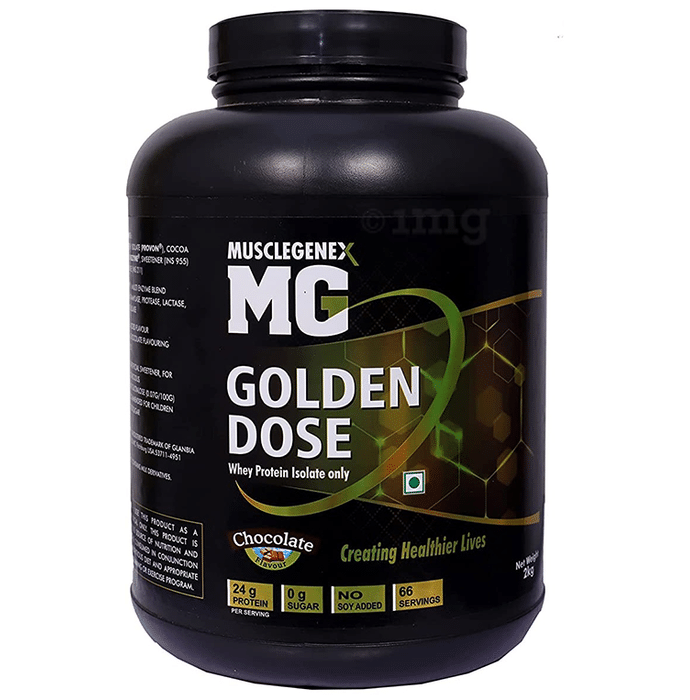 Musclegenex Golden Dose Whey Protein Isolate Only Chocolate
