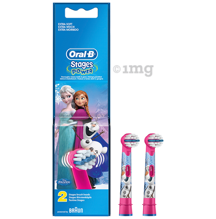 Oral-B Kids Electric Rechargeable Toothbrush Heads Replacement Refills Frozen