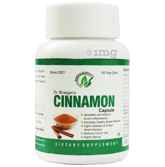 Dr.Bhargav’s Cinnamon Veg Capsule (60 Each)