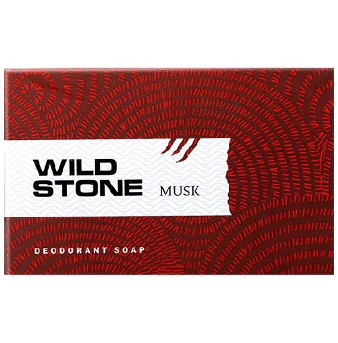 Wild Stone Musk Deodorant Soap (125gm Each)