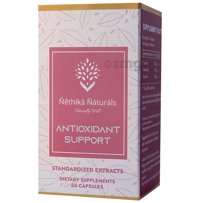 Nethika Naturals Antioxidant Support Dietary Supplements Capsule