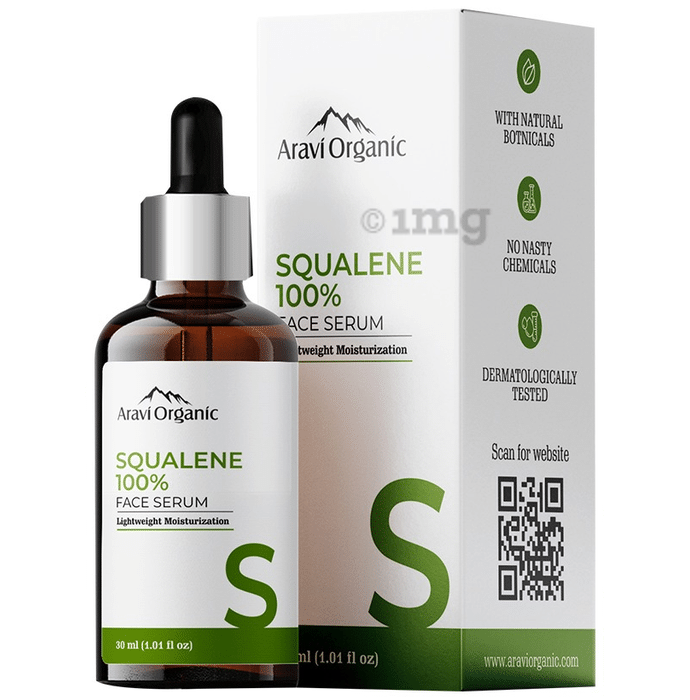 Aravi Organic Squalene 100% Face Serum