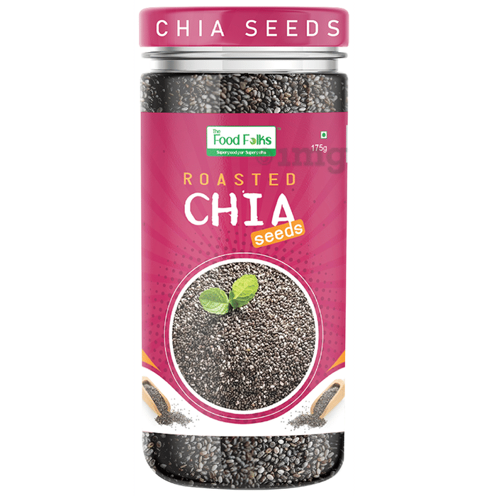 The Food Folks Roasted Chia Seeds Buy jar of 175.0 gm Seeds at best