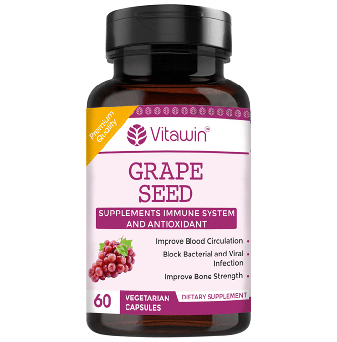 Vitawin Grape Seed Vegetarian Capsule