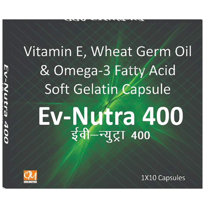 Om Biotec Ev-Nutra 400 Soft Gelatin Capsule