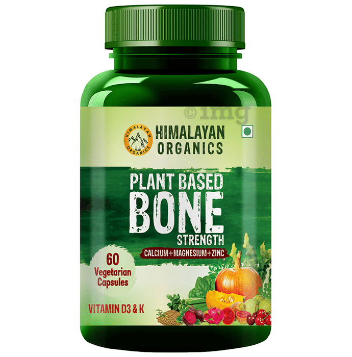 Himalayan Organics Plant Based Bone Strength Vegetarian Capsule