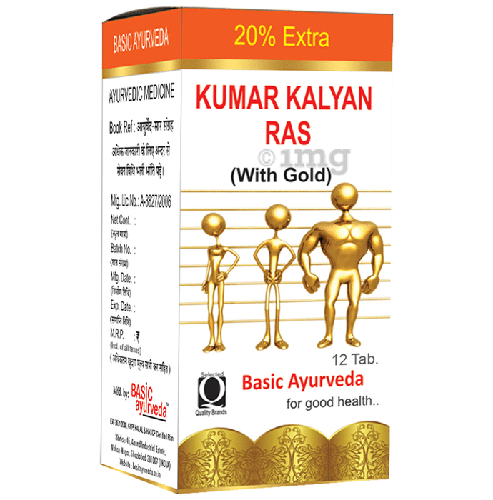 Basic Ayurveda Kumar Kalyan Ras with Gold & Pearl