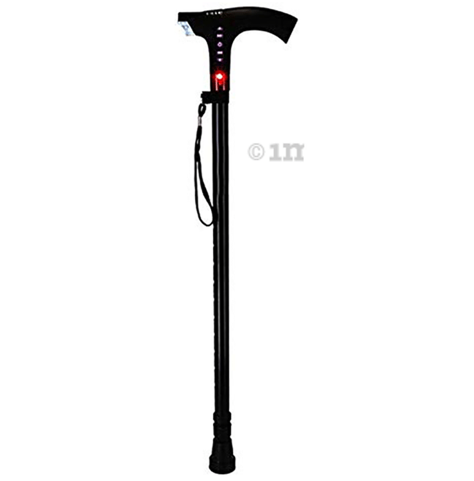 MCP Jindal Smart Walking Stick with Fm Radio, Siren & Torch