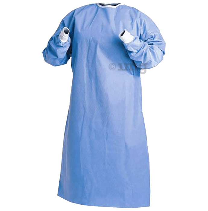 Medi Karma Surgeon Gown Small Medical Blue