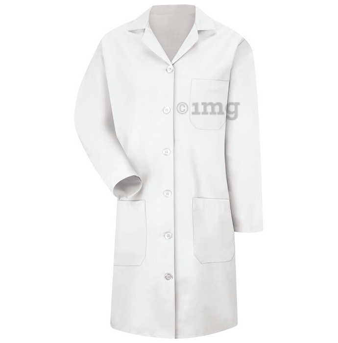 Medi Karma Doctor Lab Coat Large White