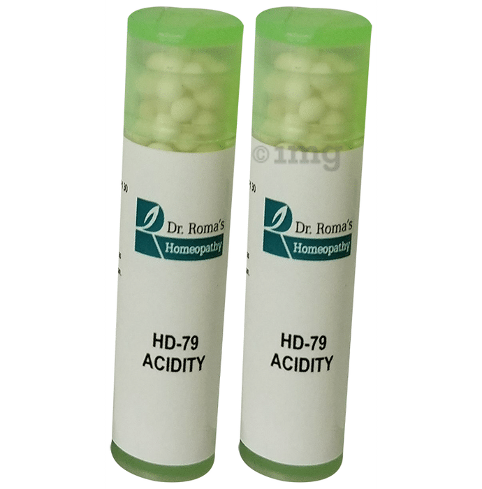 Dr. Romas Homeopathy HD-79 Acidity, 2 Bottles of 2 Dram