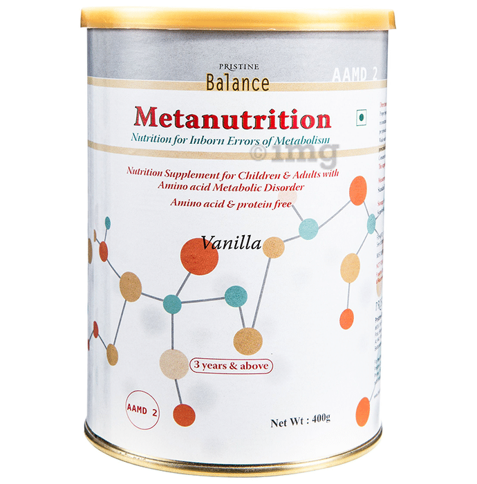 Pristine Balance Metanutrition AAMD 2 Powder (3 Years & Above) for Metabolism | Flavour Vanilla