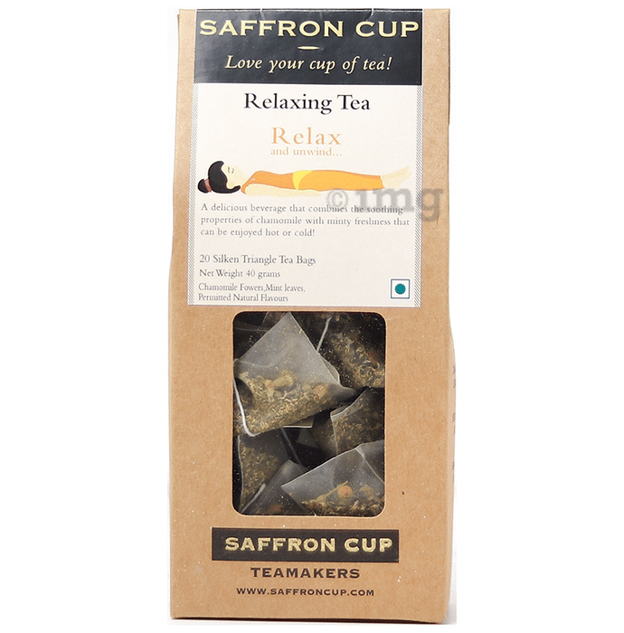 Saffron Cup Relaxing Tea (2gm Each)