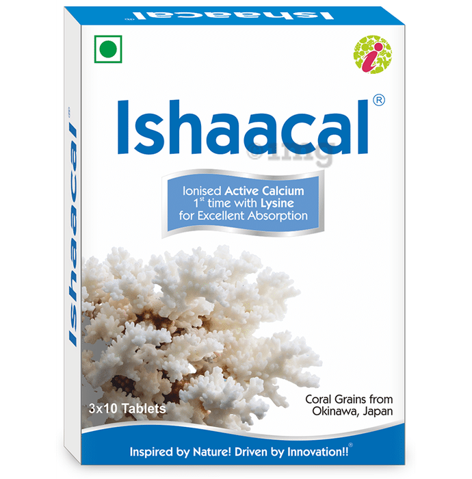 Ishaacal Lysine,Calcium & Vitamin D Tablet